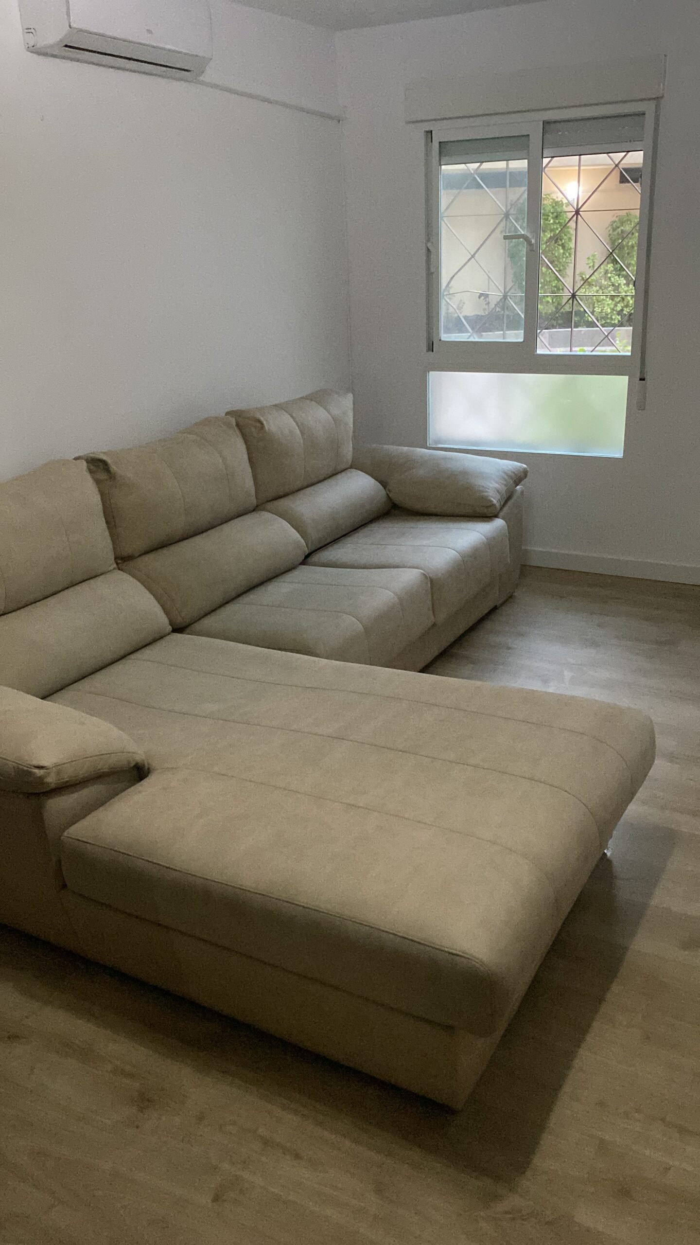 Después de limpieza de sofá en Lorca