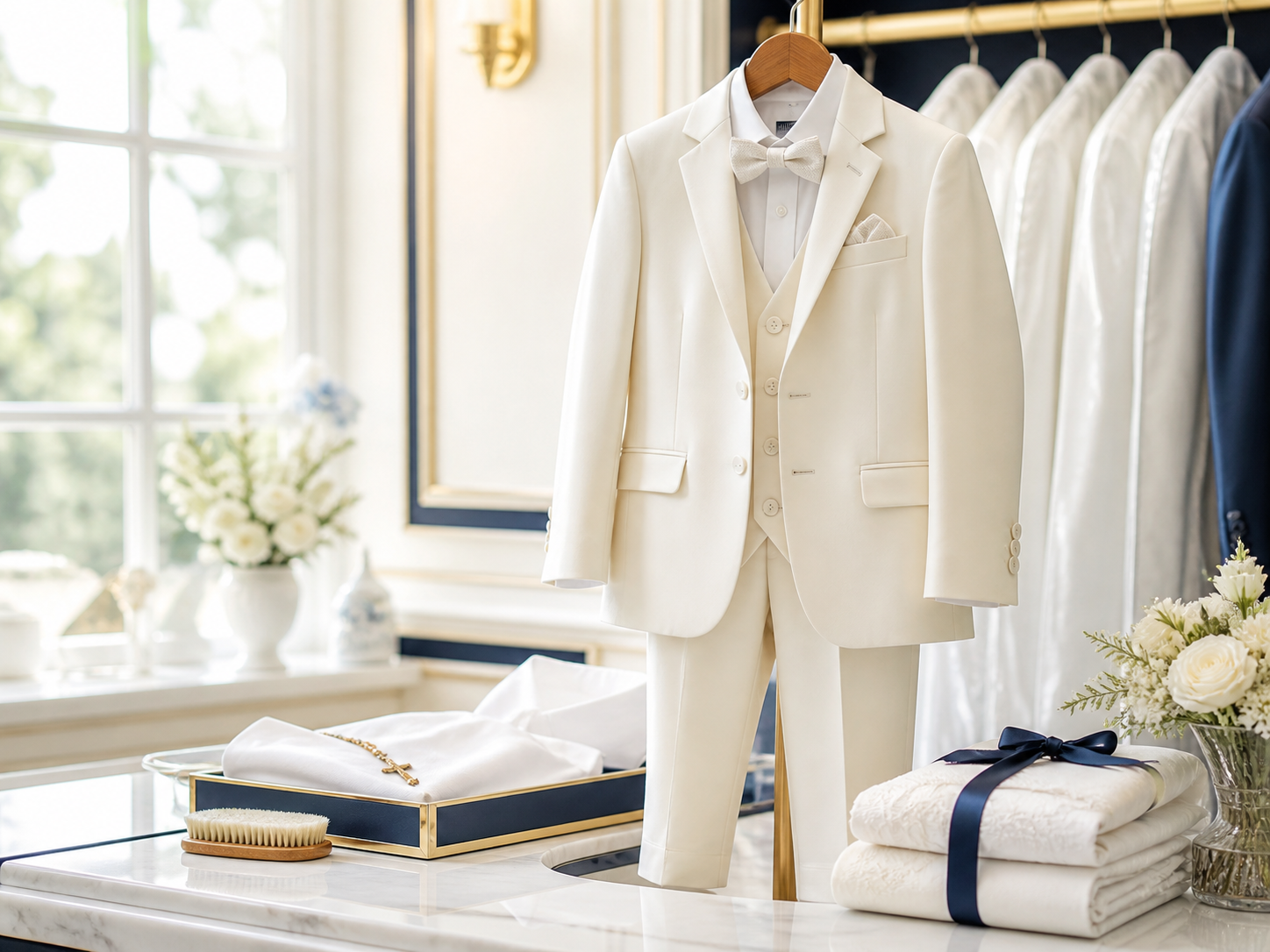 Limpieza profesional de traje de comunión en Lorca