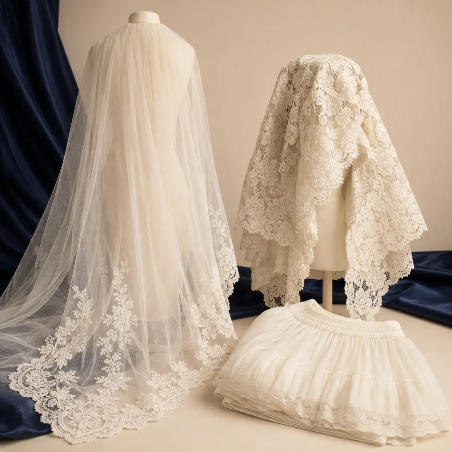 Velo, mantilla y complementos
